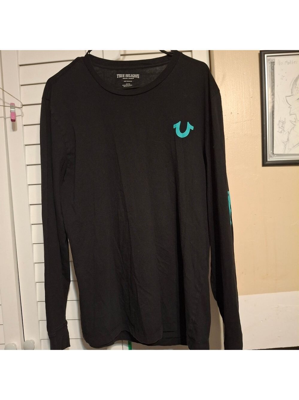 True Religion Black Long Sleeve Shirt